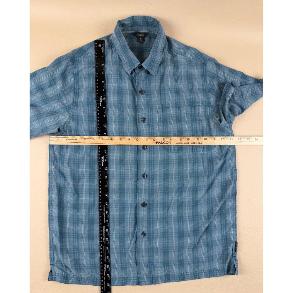 Royal Robbins Outdoorsy Plaid Button Down Modal Blend Relaxed Fit M - Picture 6 of 6